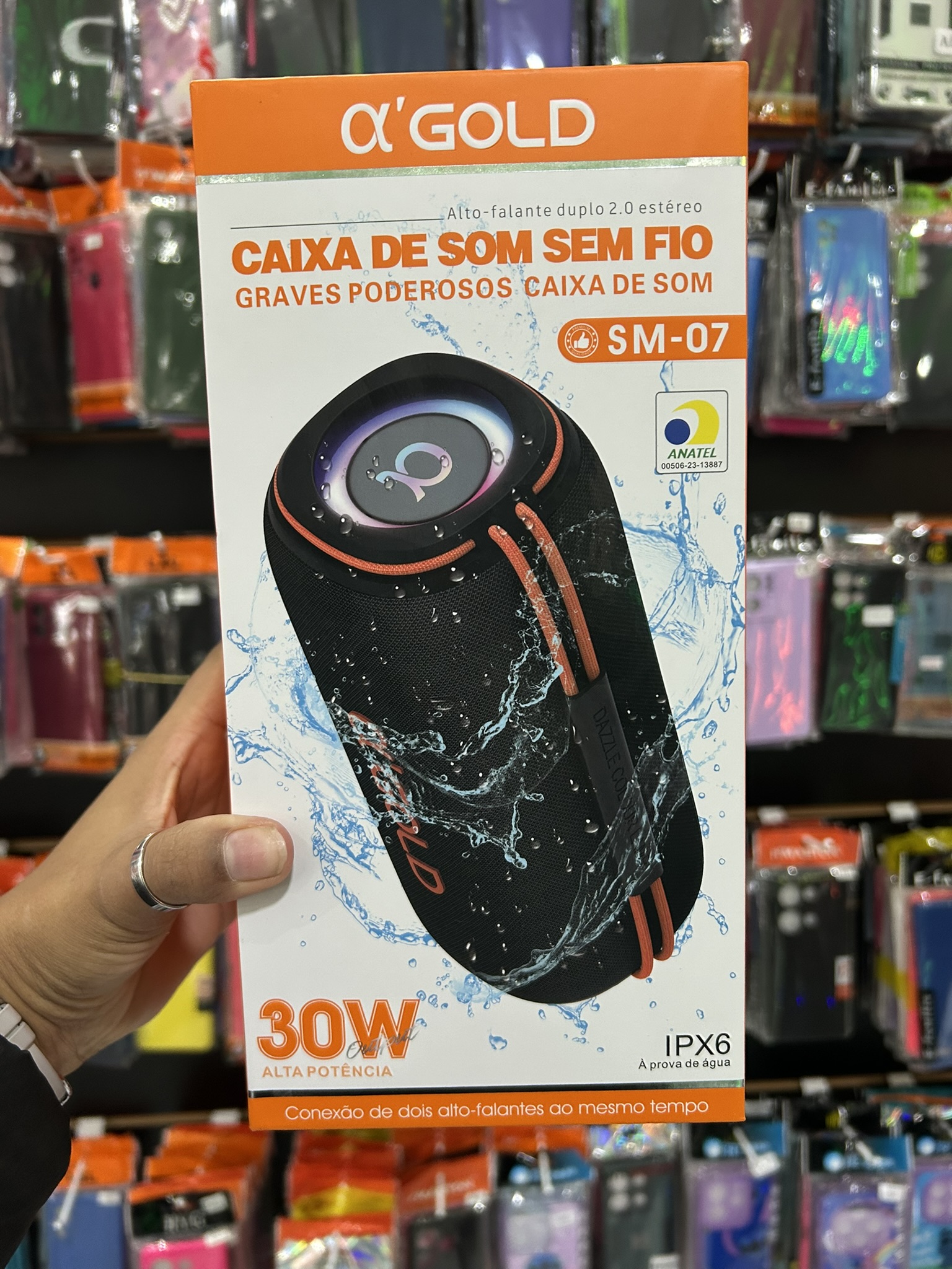 CAIXA DE SOM A'GOLD
